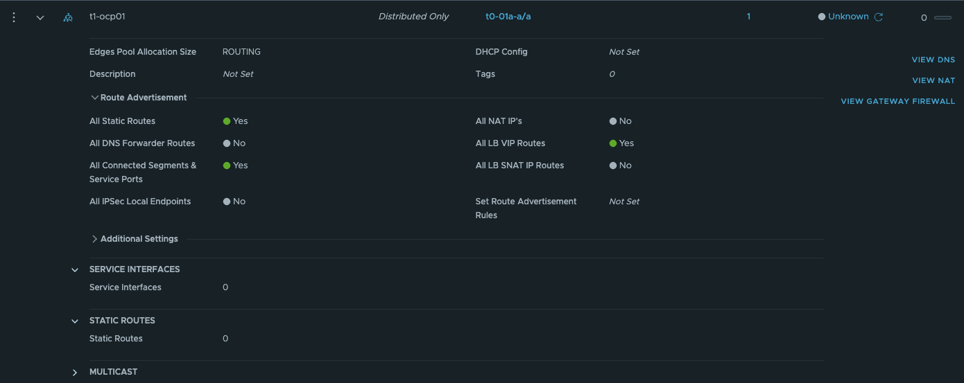 T1 Router Übersicht